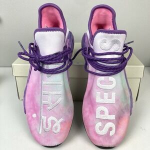 Men's Adidas x Pharrell Williams NMD Human Race Trail Sneakers AC7362 Pink sz 12
